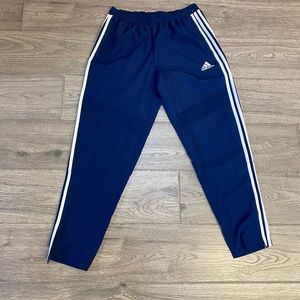 Adidas Track Pants Size Medium Navy Blue